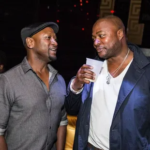 two men having a conversation