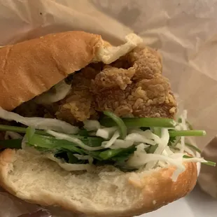 Green Chile Chicken Sandwich