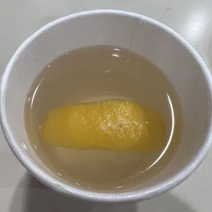Homemade Ginger Lemon honey tea