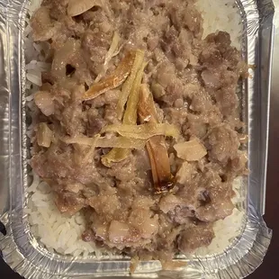Salted Fish Pork Patty