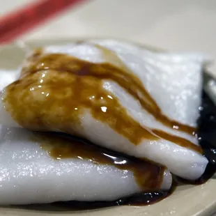 Dried Shrimp Scallion Noodle Rolls