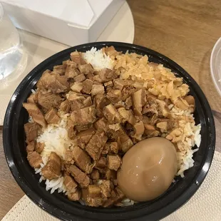 Taiwanese Deluxe Pork Belly Over Rice