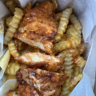 Nashville style cheese fries