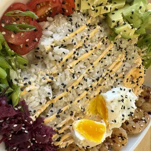 Rice Bowl Sweet Chili Shrimp