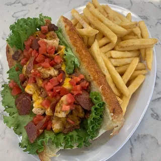 Loaded Bacon Cheddar Chicken Hoagie