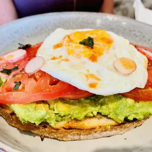Avocado sandwich with egg. So delicious you must try it.