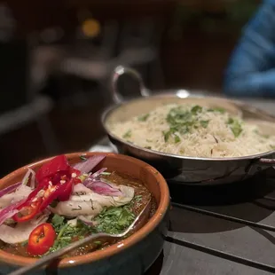 Dal bukhara with ghee cardamom rice