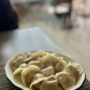 Green Chive with Shrimp &amp; Pork Dumplings