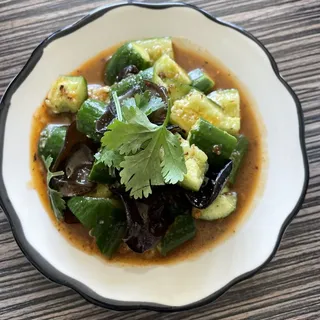 Cucumber & Wood Ear Mushroom Salad