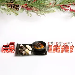 Q Mochi & Caramel Pudding