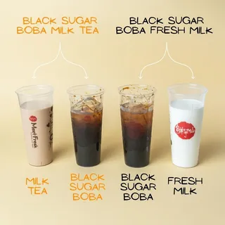 Black Sugar Boba Milk Tea