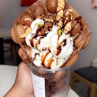 I don&apos;t know what this is but she also made this and recommended it. It was 10 out of 10 I would die for this again.