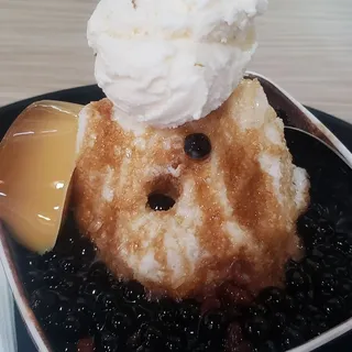 Black Sugar Boba Milky Shaved Ice