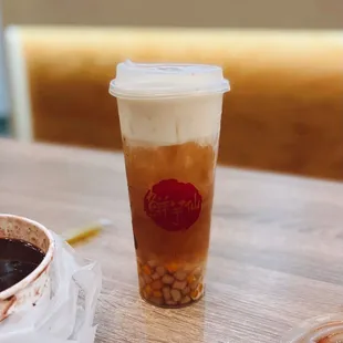 Fluffy Mini Q winter melon tea / $6.25