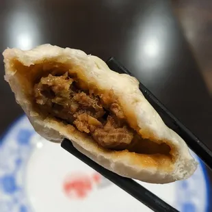 Cross-section of my Shanghai pork bun