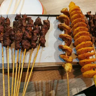 Beef, gluten, potato, lamb