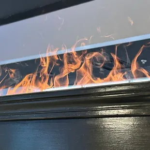 "Fire" between booths