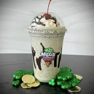 The "Dirty Leprechaun" Milkshake. Available for a limited time.