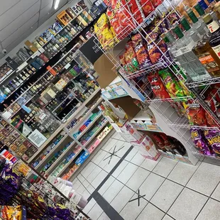 a wide selection of liquor