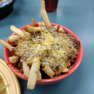 Side chili cheese fries