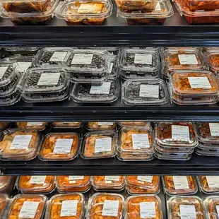 Banchan section, kimchi was OK, spicier than normal