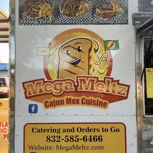 Outside of the truck