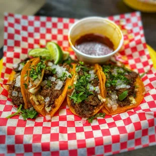 Birria tacos