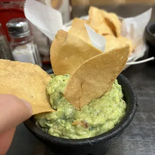 Guacamole was delicious