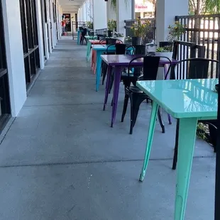outdoor seating