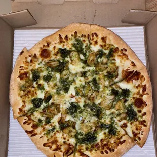 Chicken Pesto Pizza