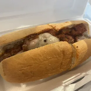 #10 Meatball, Sausage &amp; Cheese Sandwich