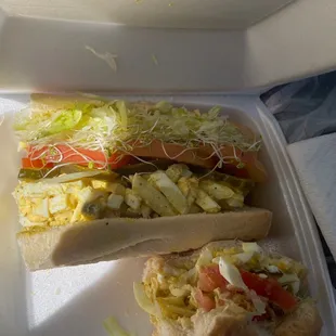 the inside of a styrofoam container