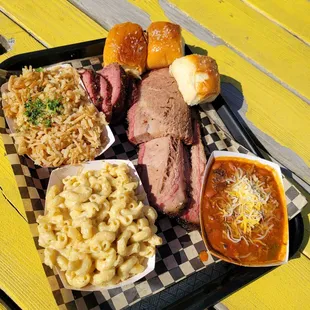 Our feast in the sun!
