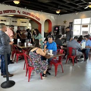 Inside dining