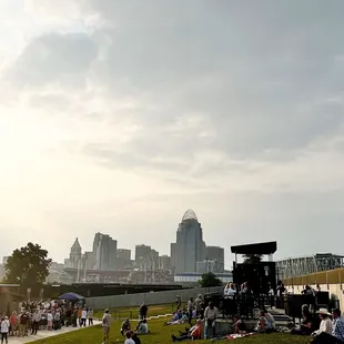 What a nice view of the City. General Admission/Lawn seating.