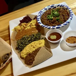 Awaze Tibs Veggie Combo