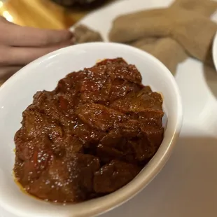 Gored Gored and injera