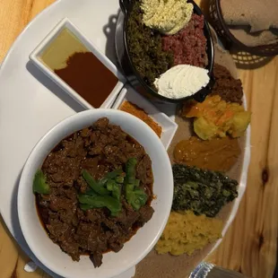 Veggie Combo  Mogne Tibs