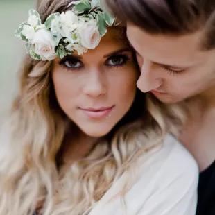 Real engagement photo shoot &amp; style session at Arbor Hills Nature Preserve with Meggie Francisco and Jennefer Wilson.
