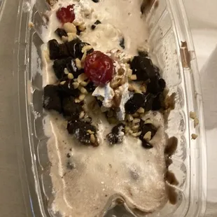 It was a brownie boat.