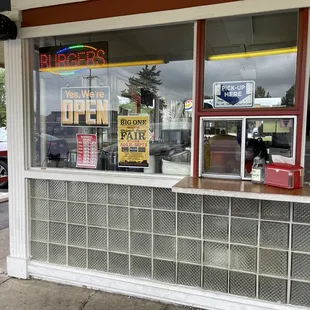 the outside of the store