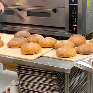 Our finished loaves!