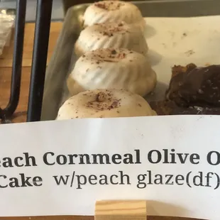 Peach Cornmeal Olive Oil Cake