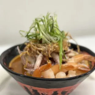 a bowl of food on a plate
