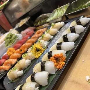 sushi and sashimi, food