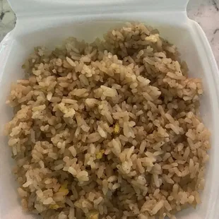 *not fried* bland fried rice