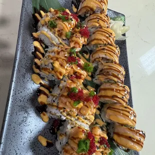 Dynamite roll &amp; Kimono roll