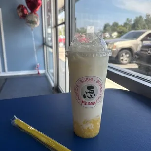 Pineapple coconut house drink