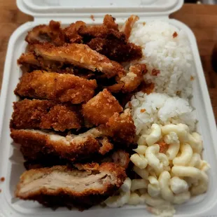 chicken, macaroni, and cheese
