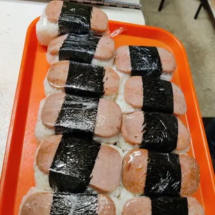 Spam musubi... Fresh!